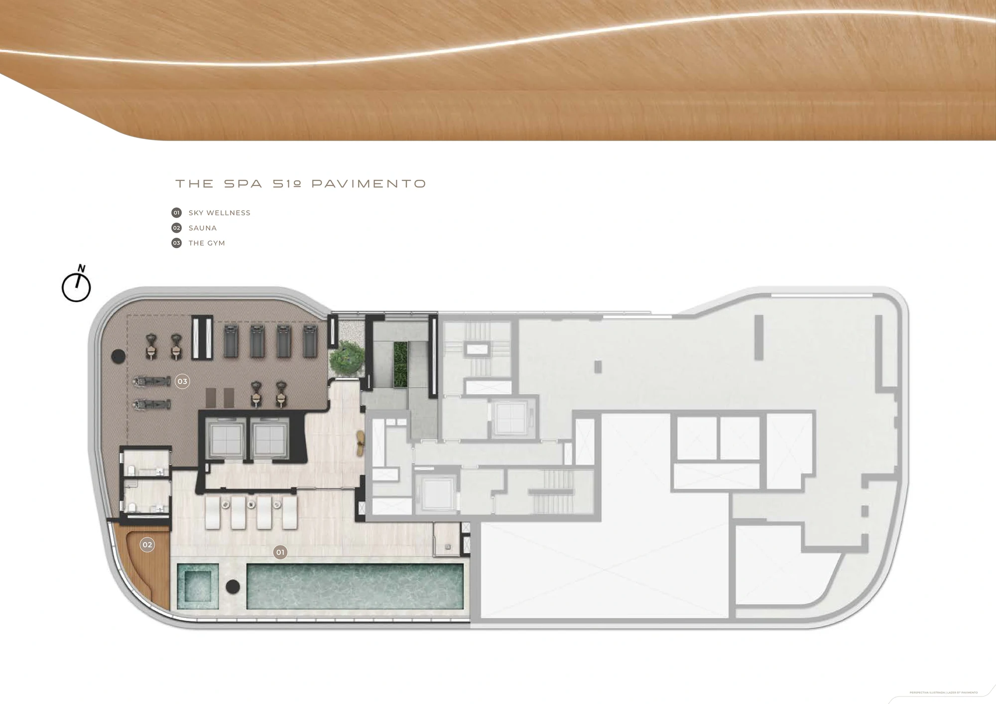 Implantação do Sky Wellness a mais de 180m de altura (Página 29 do Book)