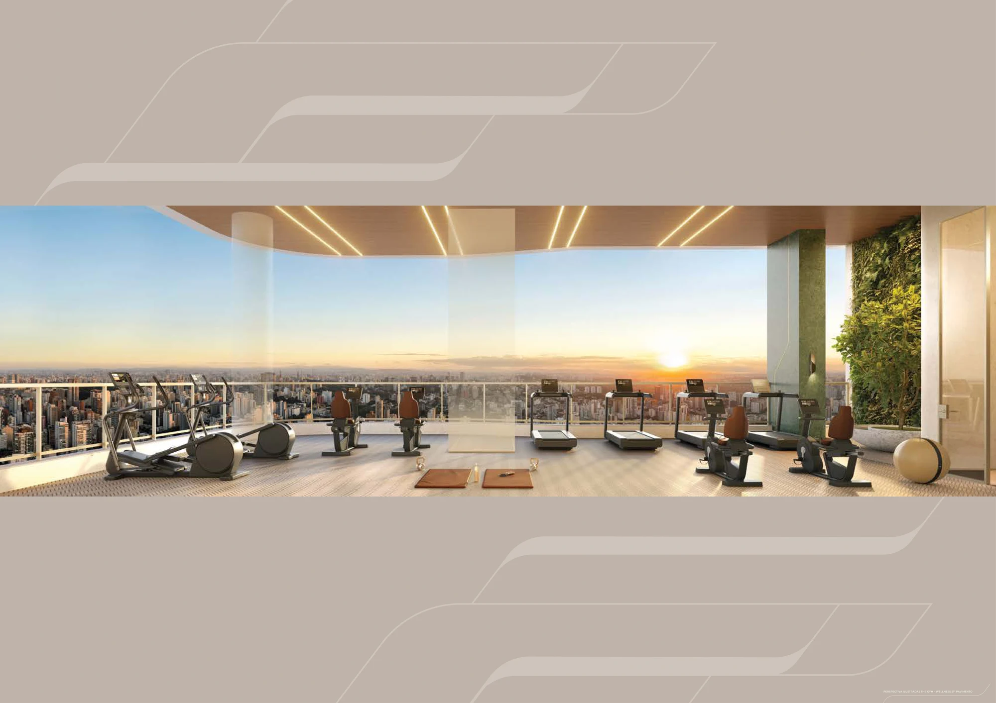 The Gym Wellness - Fitness panorâmico no 51º andar com vista 360° (Página 45 do Book)